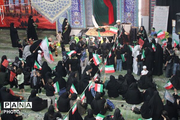 مراسم شیرخوارگان حسینی در منطقه پردیس