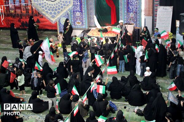 مراسم شیرخوارگان حسینی در منطقه پردیس