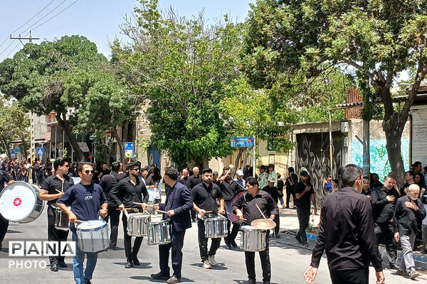 مراسم تاسوعای حسینی در شهرستان شیروان 