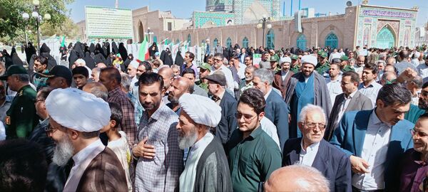 راهپیمایی جمعه خشم در کاشمر 