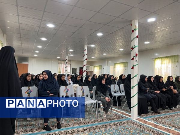 برگزاری مراسم به مناسبت جشن جوانه ها در دبیرستان شهید محمدی پور خلیل آباد 