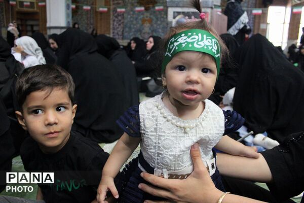 مراسم شیرخوارگان حسینی در منطقه پردیس