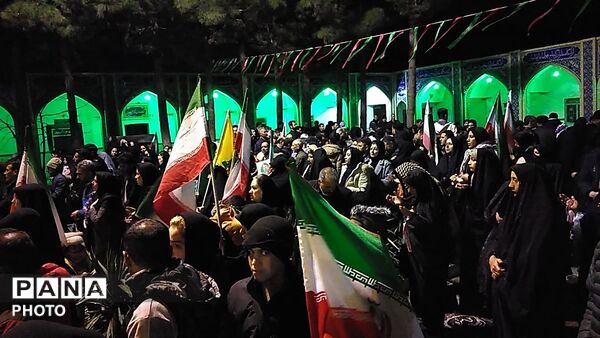 تدفین پیکر مطهر شهید مهدی عمارلو در بهشت فضل شهرستان نیشابور