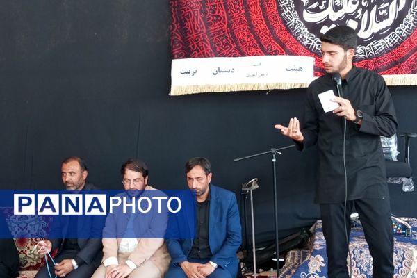 سوگواری سیدالشهدا در دبستان تربیت نصیر شهر