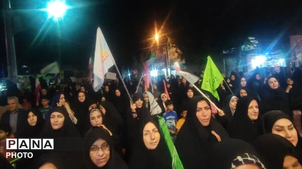 نود و پنجمین شب استقامت در کوهدشت