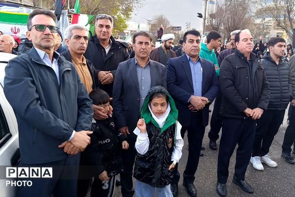 مراسم گرامیداشت چهلمین روز شهادت دانش‌آموزان میناب در شهرستان اسلام‌آباد غرب