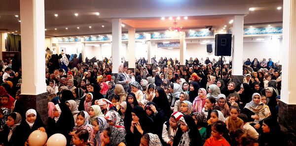 جشن باشکوه ولادت حضرت معصومه (س) و روز دختر در حسینیه ولی عصر (عج) در مشهد 