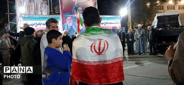 حضور هرشب مردم مهستان تا پیروزی نهایی