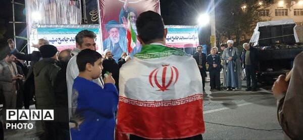 حضور هرشب مردم مهستان تا پیروزی نهایی