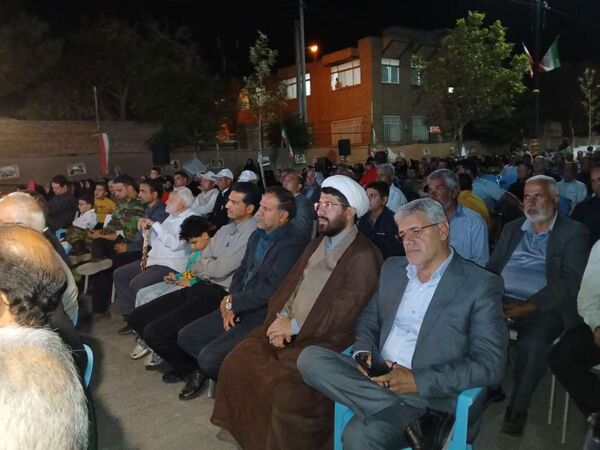 گرامیداشت ۲۲ شهید محله فردوسی خلیل‌آباد