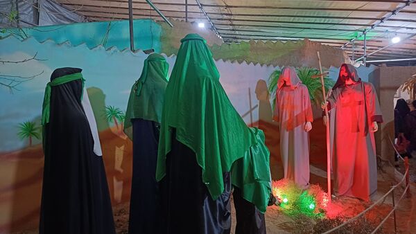 افتتاح دهمین سوگواره فاطمی کوچه‌های بنی‌هاشم همزمان با ایام فاطمیه در شهرستان ورامین