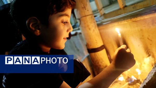 مراسم شام‌غریبان حسینی در شهرستان خانمیرزا