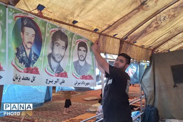  برپایی موکب شهدای شهرستان فیروزکوه در کربلای معلی 