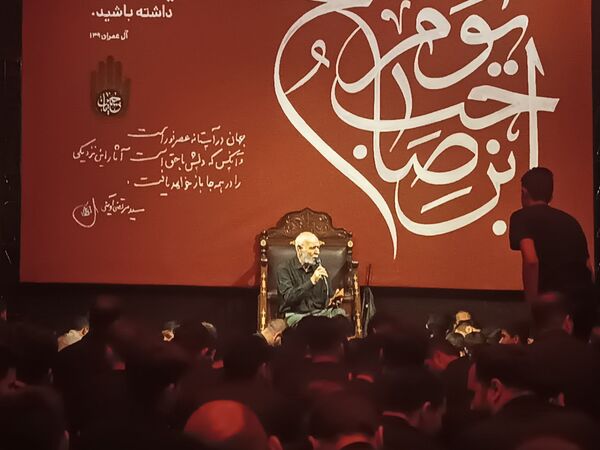 شب پنجم عزاداری در هیئت انصارالحسین نیشابور 