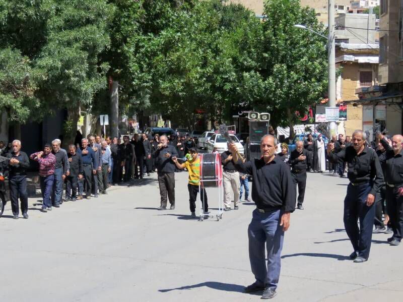 مراسم عزاداری شهادت امام رضا(ع) در بیران‌شهر برگزار شد