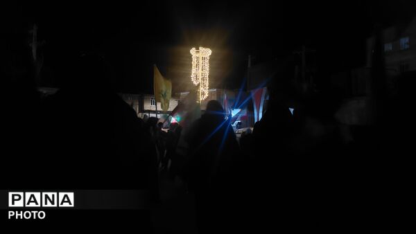 تجمع در روستای کندرود با حضور پرشور معلمان و دانش‌آموزان مدرسه هاجر 