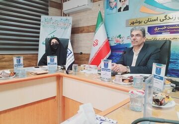 نشست خبری معاون پرورشی و فرهنگی آموزش و پرورش استان بوشهر 