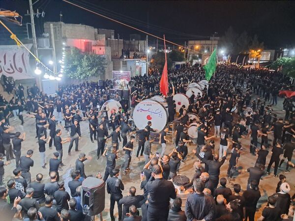 اجتماع بزرگ هیئت دهستان بزرگ رزق‌آباد شهرستان کاشمر 
