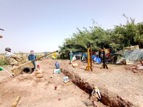 نمایشگاه «غنچه‌های خونین» شهر جعفریه قم 