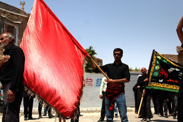 عزاداری عاشورای حسینی در شهر درق