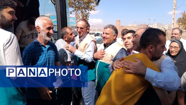 مراسم استقبال از زائر اولی‌های مددجویان مرکز توانبخشی فردوس اهر