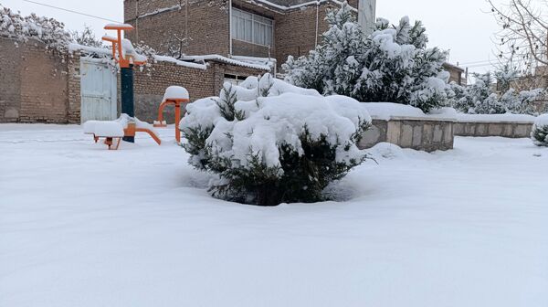 بارش زیبای برف پاییزی در شهرستان نیشابور 