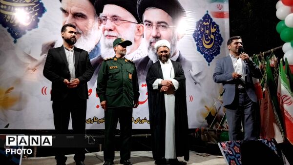 مراسم جشن عروسی دو زوج اهری همزمان با عید سعید غدیر خم 