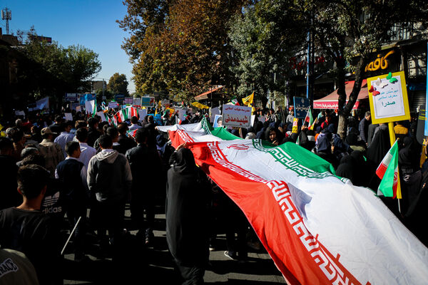 مراسم راهپیمایی ۱۳ آبان در ارومیه
