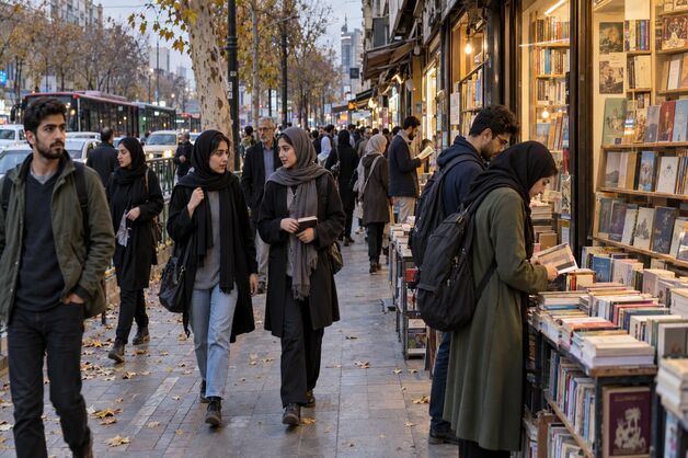 پاییز میان قفسه‌ها؛ یک روز در راسته کتاب‌فروشی‌های خیابان انقلاب