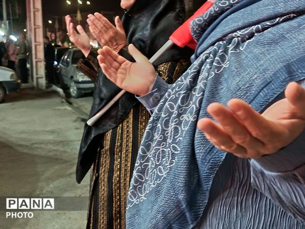 دومین اربعین حضور مردم غیور نیشابور همزمان با دومین سالگرد شهادت شهدای خدمت