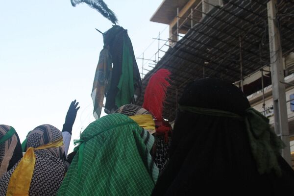 حرکت نمادین کاروان اسرای کربلا در فردیس
