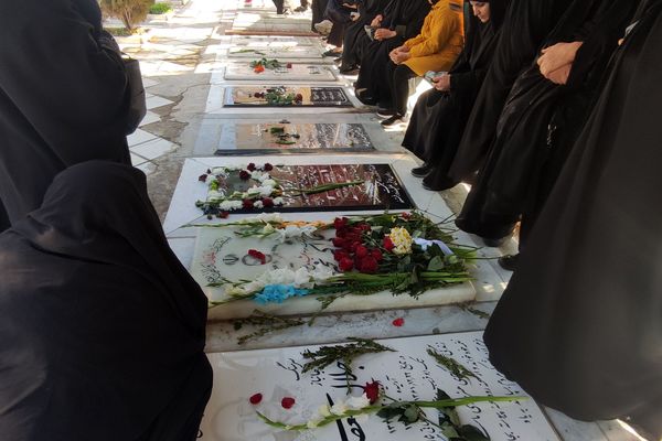 سومین سالگرد شهید علی‌اکبر رنجبر در گلزار شهدای شیراز
