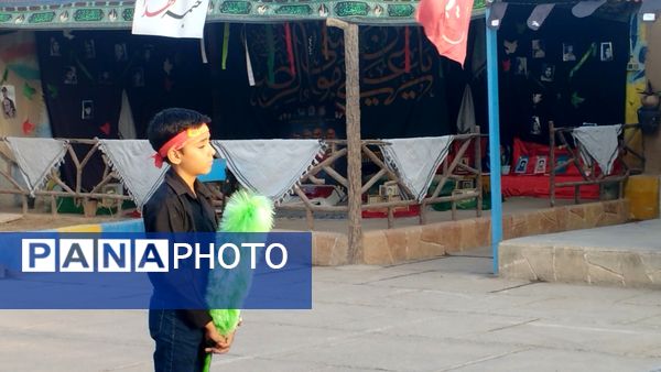 بازدید مسئولین اداره آموزش و پرورش از هیئت دانش آموزی دختران حاج قاسم 