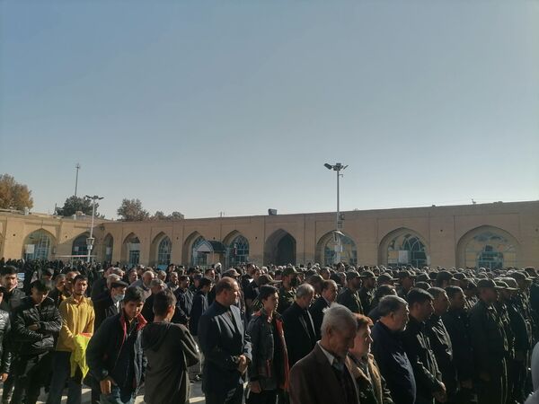 تشییع پیکر جانباز شهید علی فتح آبادی در نیشابور 