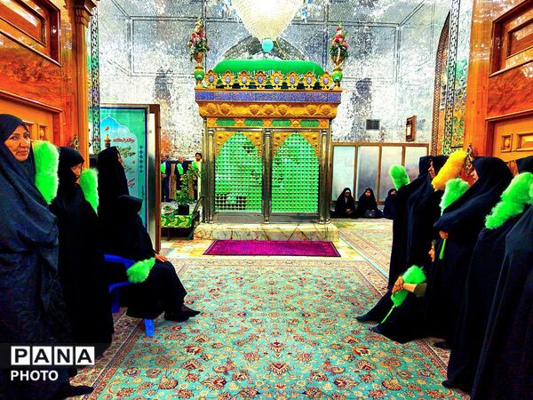 غبارروبی مزار مطهر امامزاده سید مرتضی