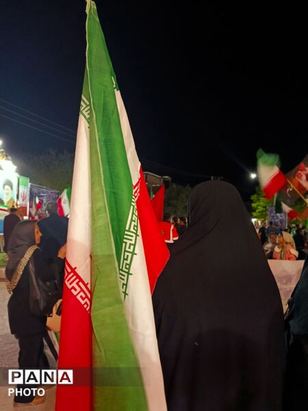 راهپیمایی شهروندان شهرستان مانه 