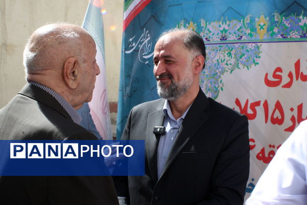 آیین خشت‌گذاری دبستان شهید خداقلی