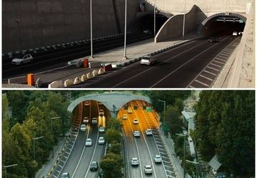 باند جنوبی تونل رسالت و باند شمالی تونل شهدای غزه امشب مسدود است