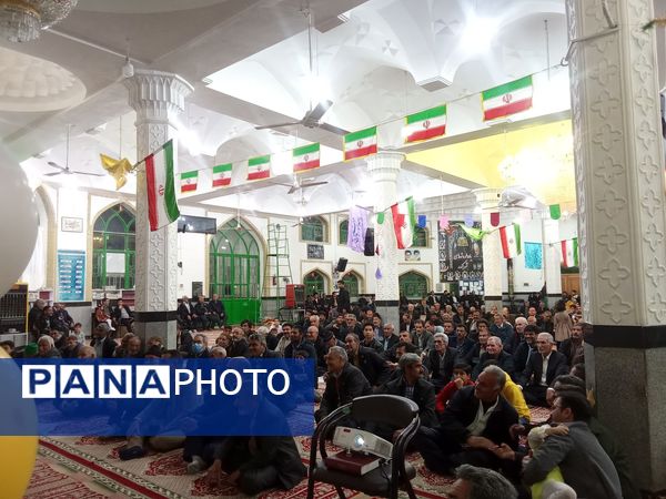 جشن نیمه شعبان در مسجد جامع شهر کندر