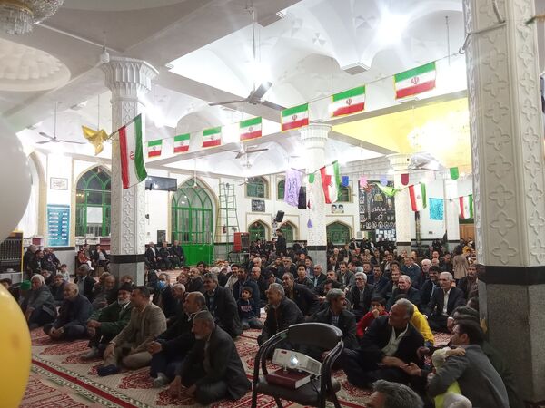 جشن نیمه شعبان در مسجد جامع شهر کندر