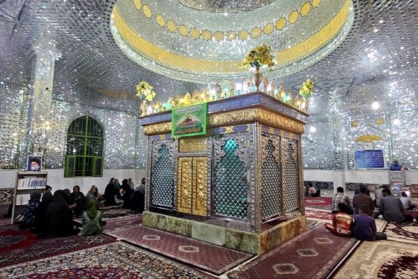 مراسم عید  غدیر در امامزاده شان آباد با حضور بخشدارقلقلرود  