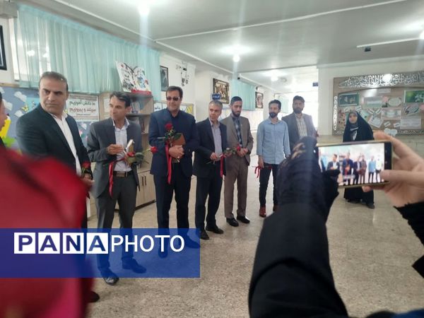 بازدید معاون فعالیت‌های تشکیلاتی سازمان دانش‌آموزی از مدارس تمام تشکیلاتی مدارس خدابنده