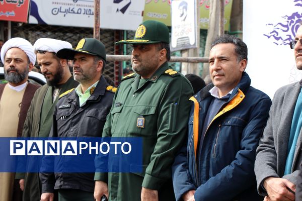 گلستانی از غرور در سملقان؛ موج حضور مردم در جشن انقلاب