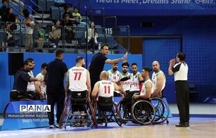 پیروزی تیم ملی بسکتبال با ویلچر مردان ایران در برابر چین