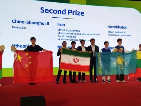 کسب رتبه دوم تیم المپیاد ریاضی ‌ایران در کمپ علمی آموزشی چین ‌