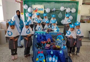 برگزاری جشن آب در دبستان دخترانه علمدار تفت