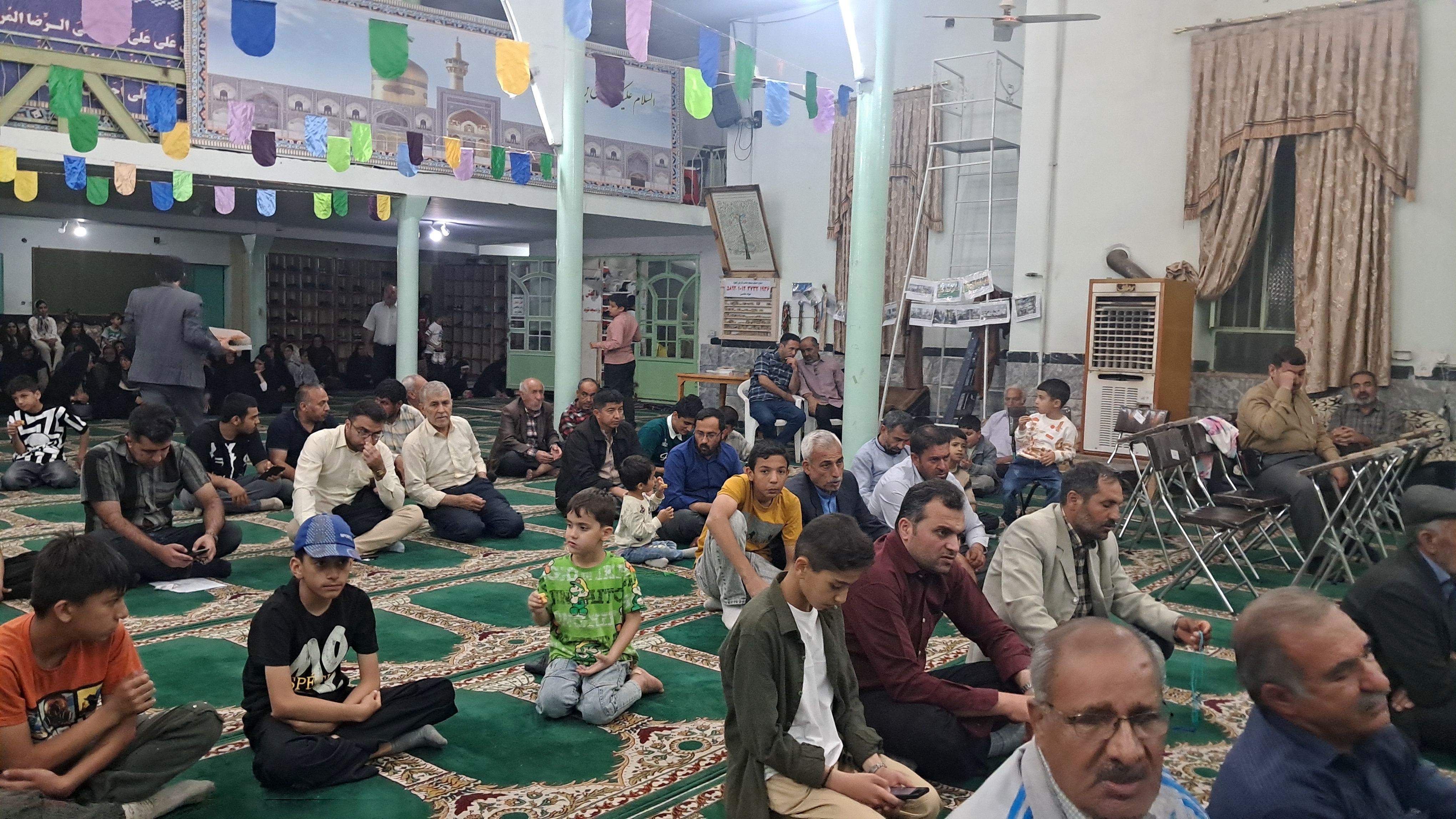 برگزاری جشن میلاد امام رضا(ع) در مسجد صاحب الزمان آشخانه 