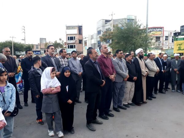 تجمع باشکوه مردم آشخانه در محکومیت اسرائیل و ترور شهید سیدحسن نصرالله 