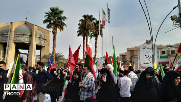 نمایش اقتدار و وفاداری مردم اصفهان در رزمایش بزرگ جانفدا