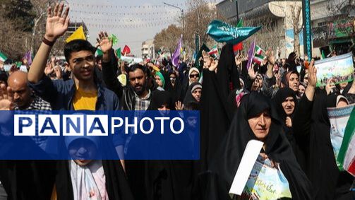 فریاد هم عهدی مردم مشهد با قائم آل محمد در اجتماع عظیم منتظران ظهور